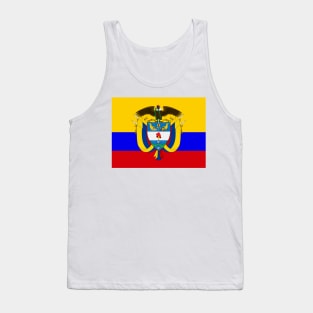 Colombia coat of arms flag Tank Top